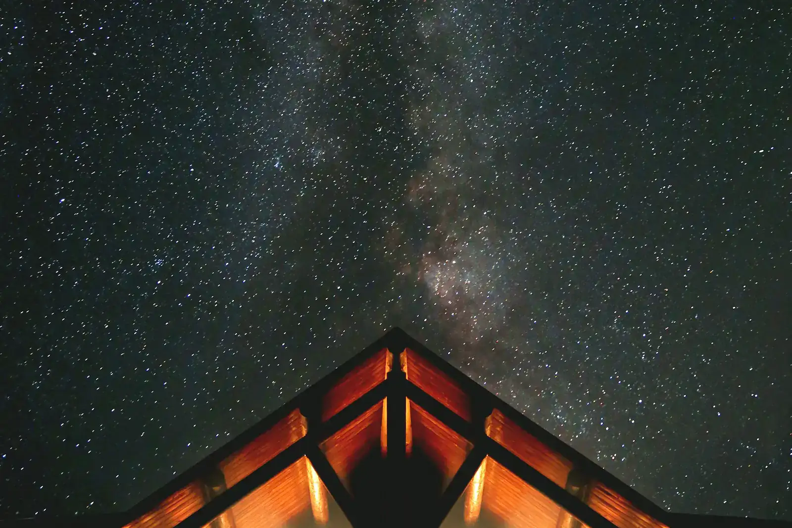 Night View of the Cabin